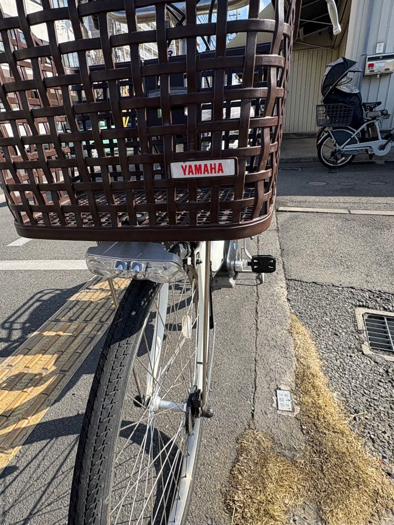 中古24インチYAMAHA電動アシスト自転車　8.9Ah 大阪　028番
