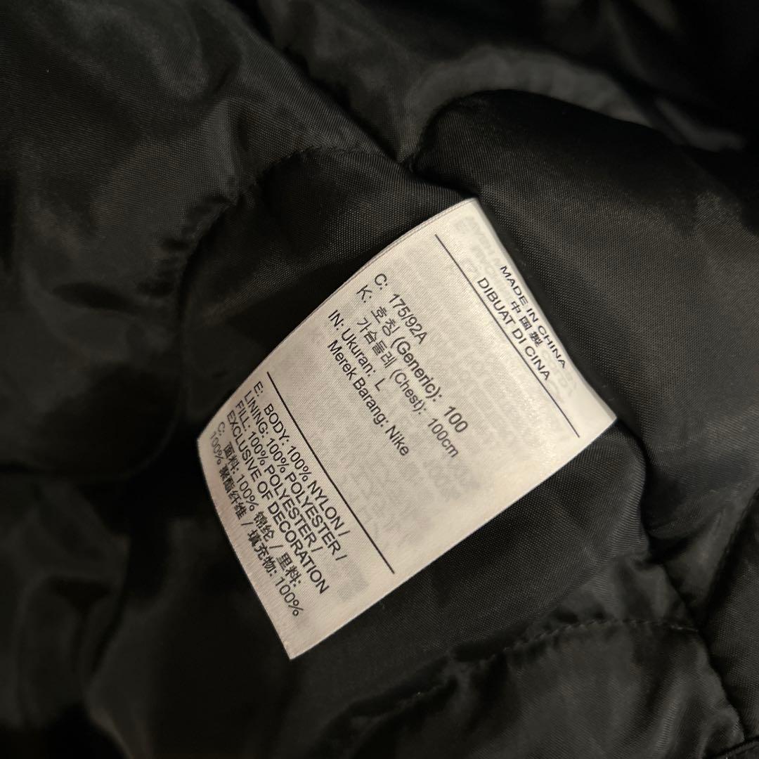 NIKE F.C. （ナイキFC）ベンチコート ブラック
