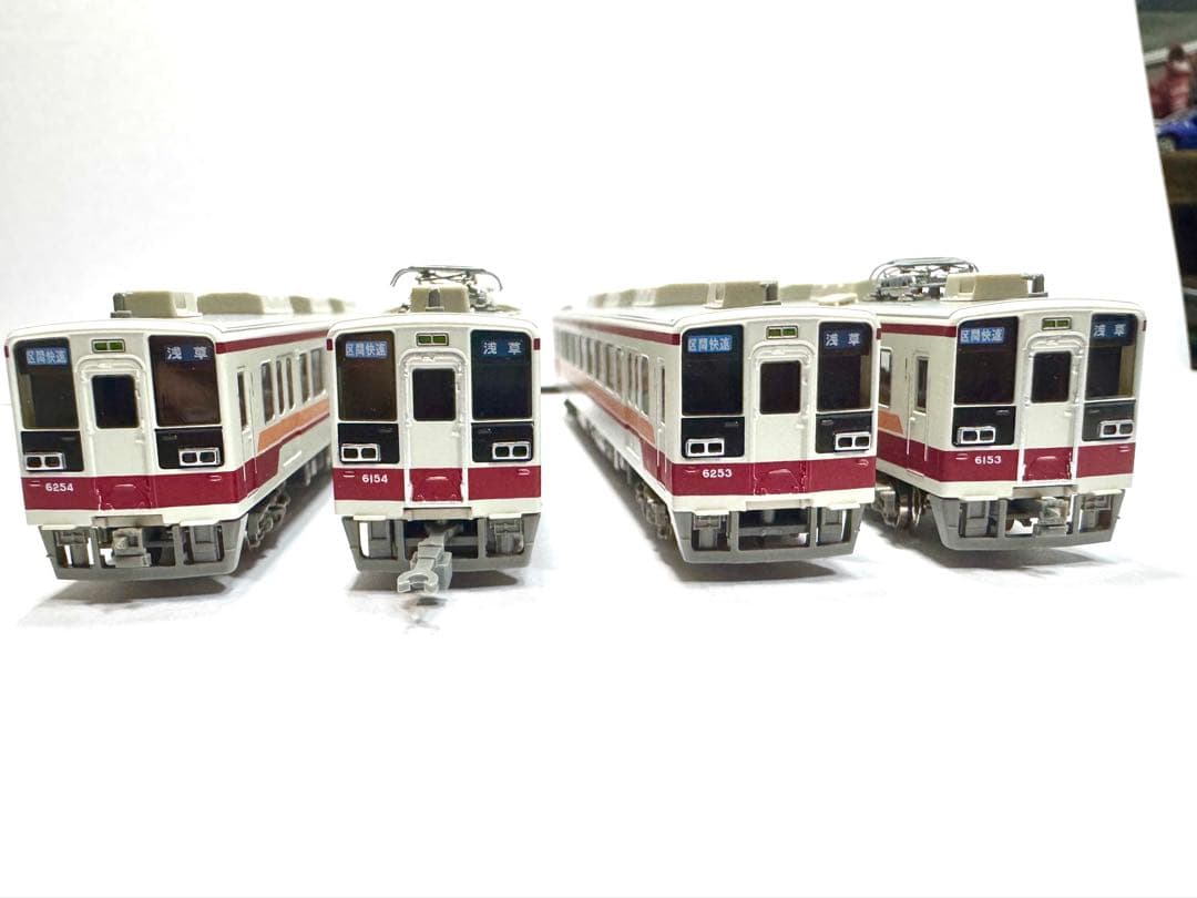 グリーンマックス　東武6050系　更新車　新ロゴマーク基本4両編成セット　動力付