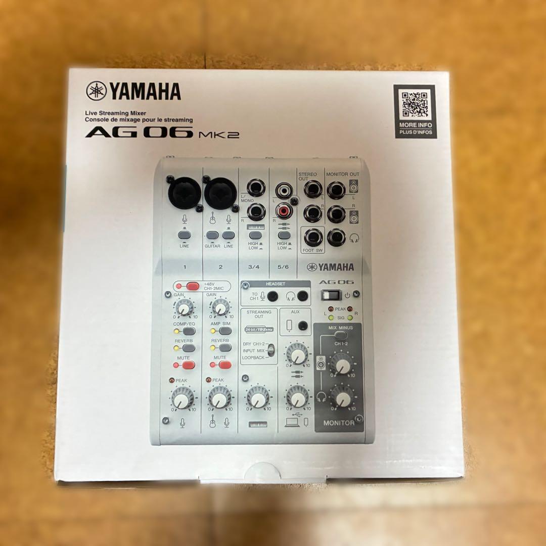 YAMAHA AG06 MK2 オーディオインターフェイス