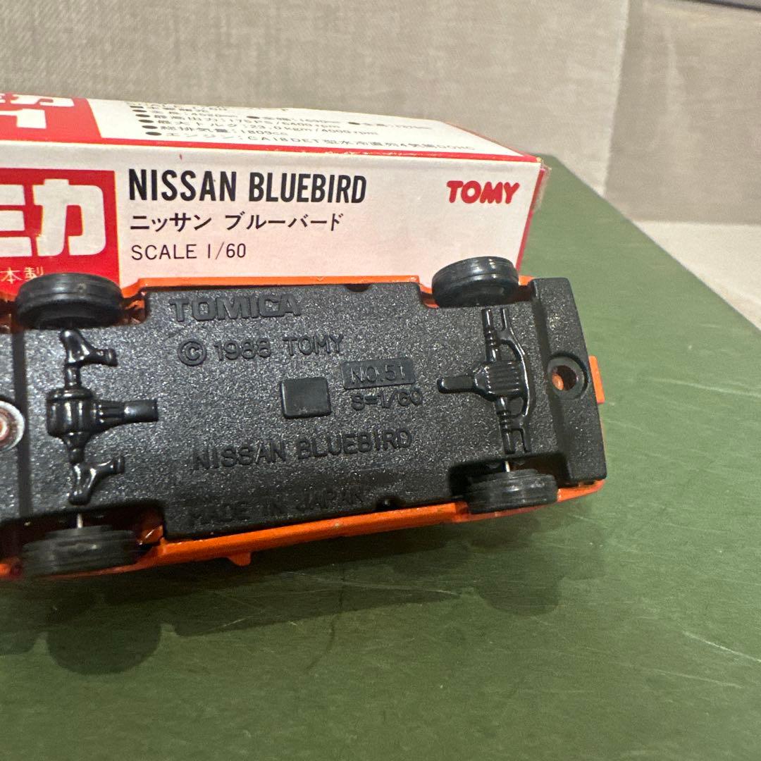 トミカ NISSAN ブルーバード　日本製
