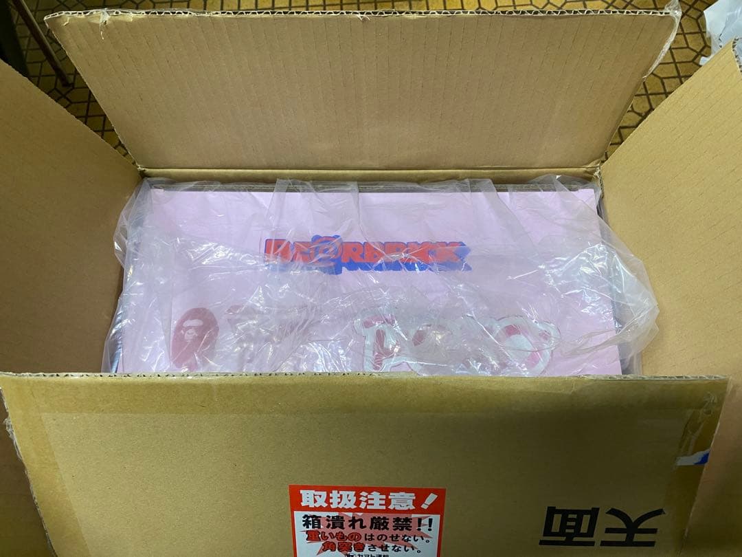 BE＠RBRICK BAPE × ペコちゃん 1000%（ピンク）