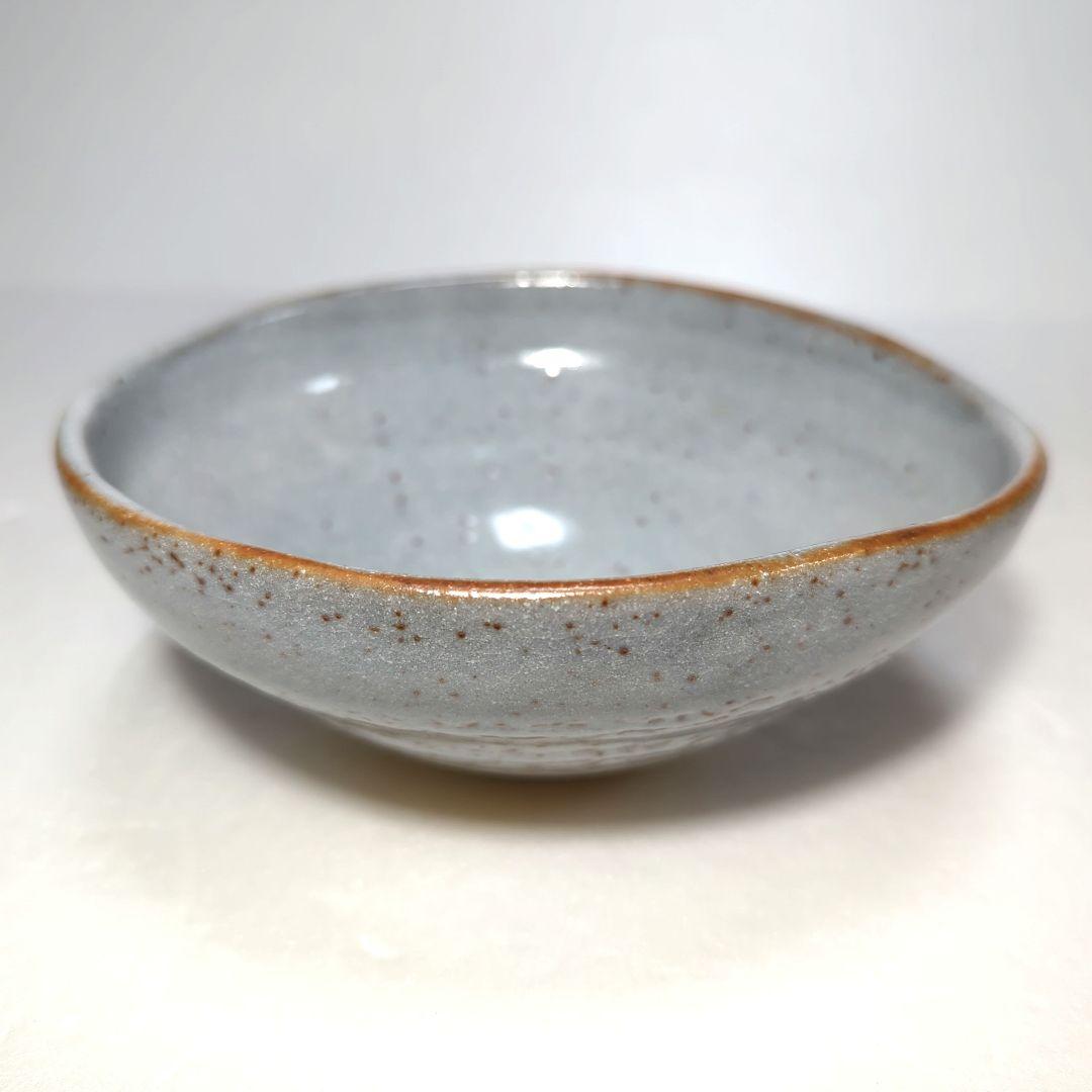 茶道具　抹茶茶碗　鼡志野　藤原 一門