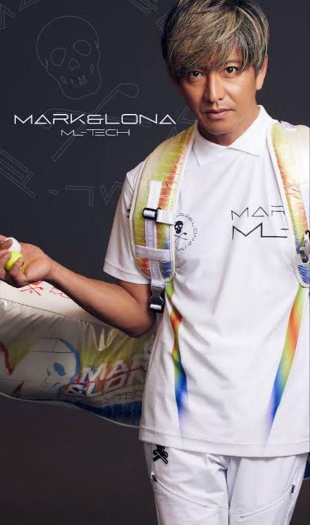 マークアンドロナ 【 MARK & LONA 】ポロシャツ White