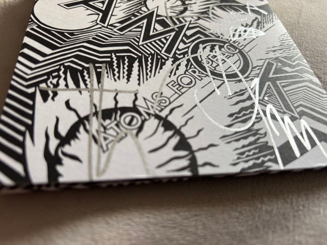 レア　トムヨークとフリーのサインAtoms for Peace AMOK CD