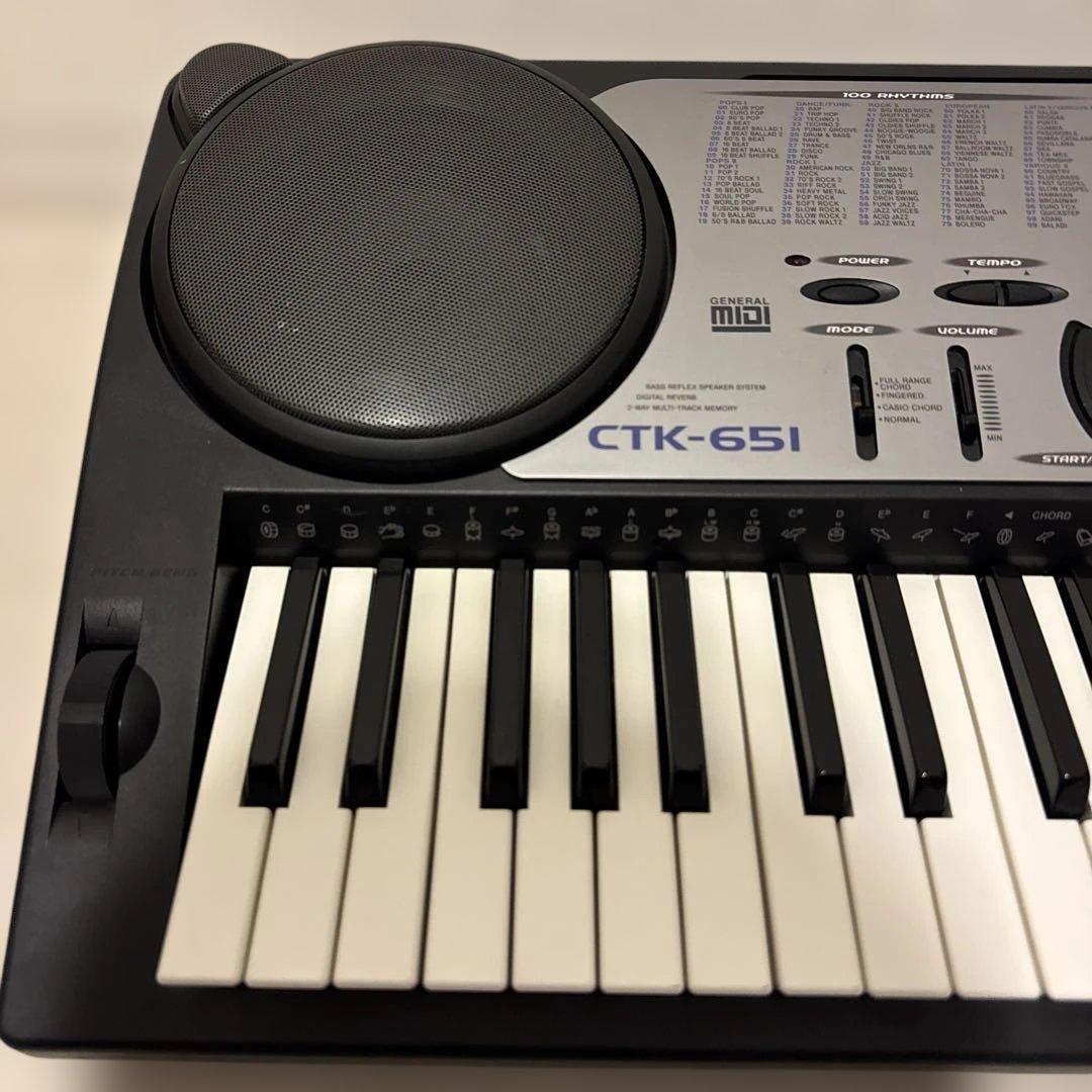 【美品】CASIO CTK-651 電子キーボード　ハイグレードモデル　動作品