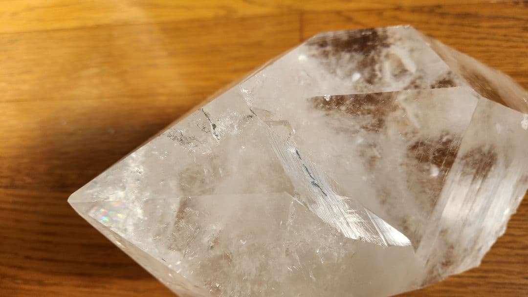 最終値下✨水晶　六角柱　イシスクリスタル　4.13キロ