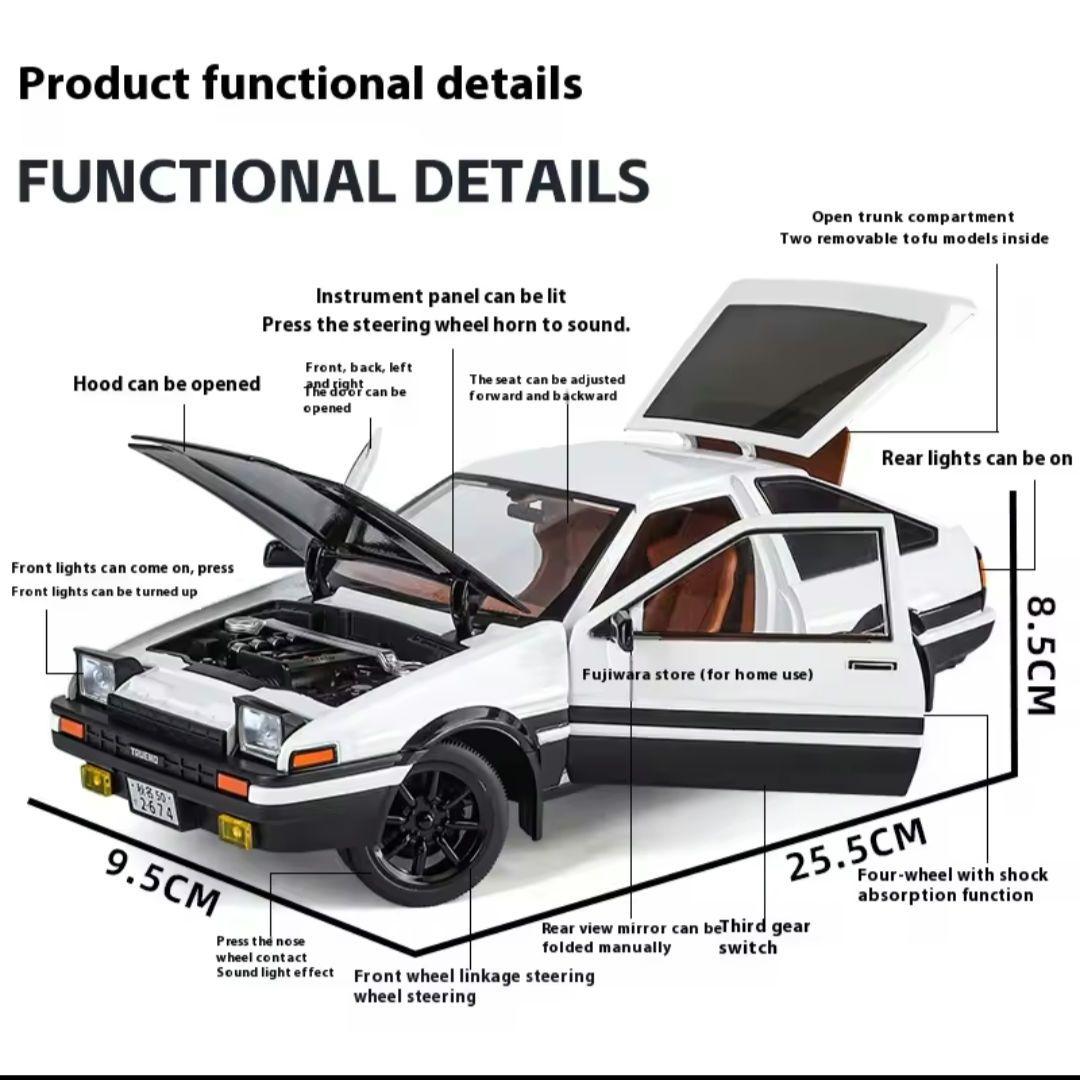 TRUENO AE 86 合金モデル 1/18