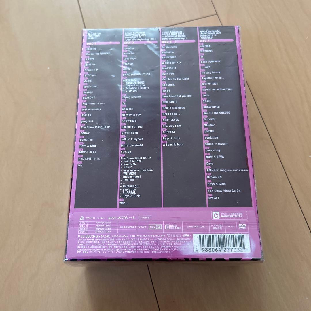 【即購入ok!!】浜崎あゆみ UNRELEASED LIVE BOX 限定生産