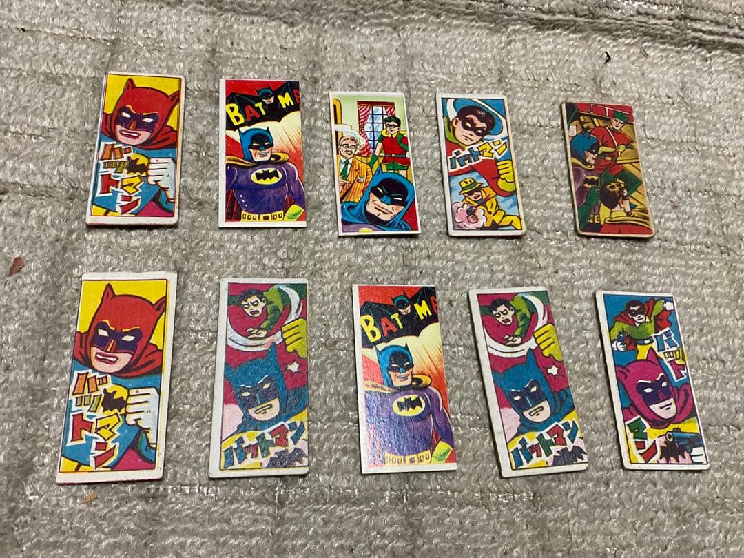 昭和の面子、アメリカンヒーローのバットマン／77枚組。ダブリも御座います。