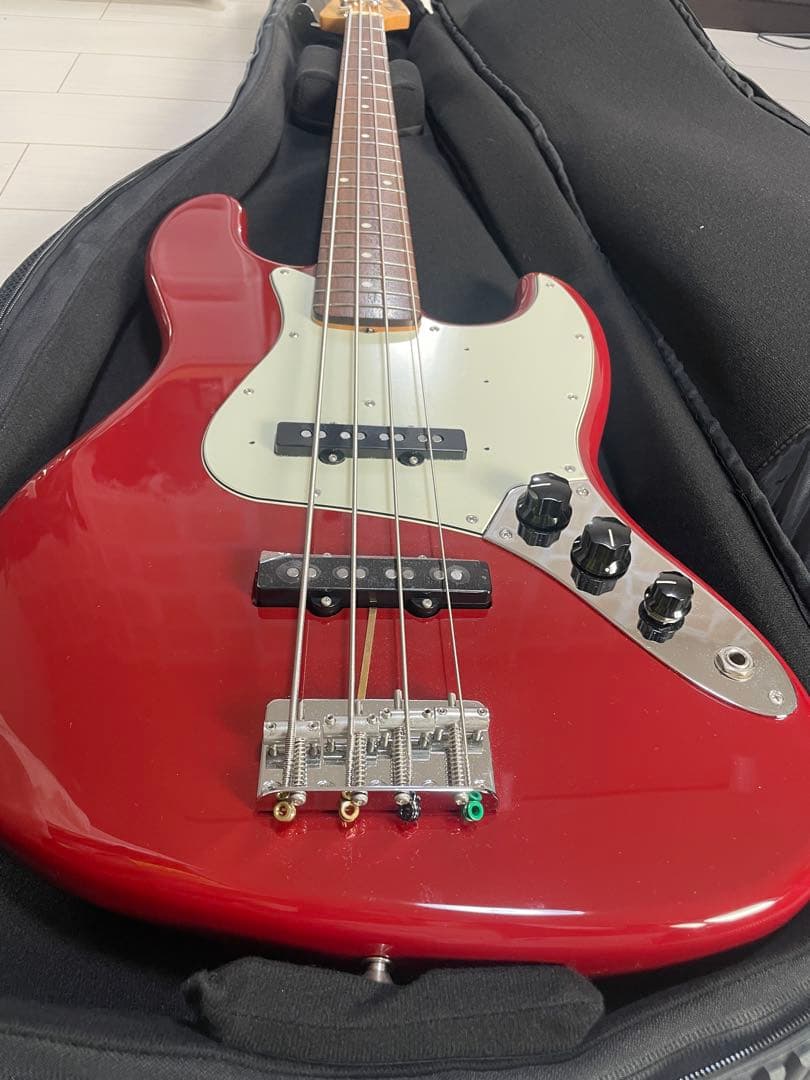 Fender ジャズベース レッド ソフトケース付き