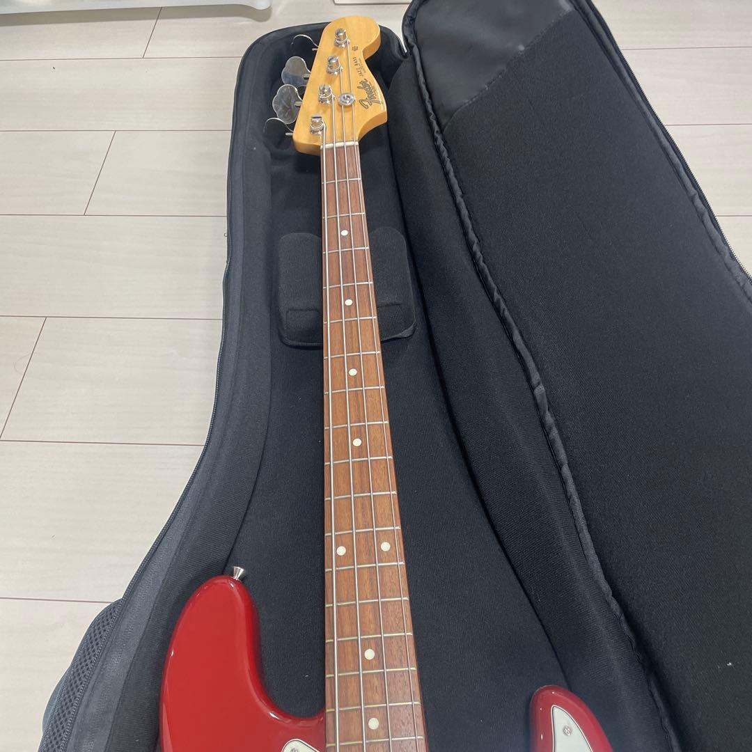 Fender ジャズベース レッド ソフトケース付き