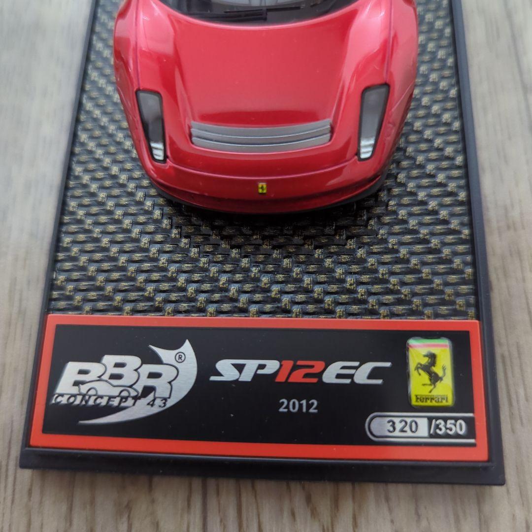 PBR SP12EC 2012 赤 1/43✨限定品350台のうちの320番目✨