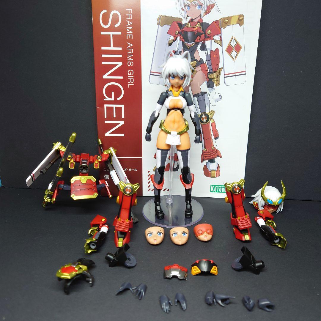 帆*ー様 フレームアームズ・ガール　信玄　塗装済み完成品　美プラ