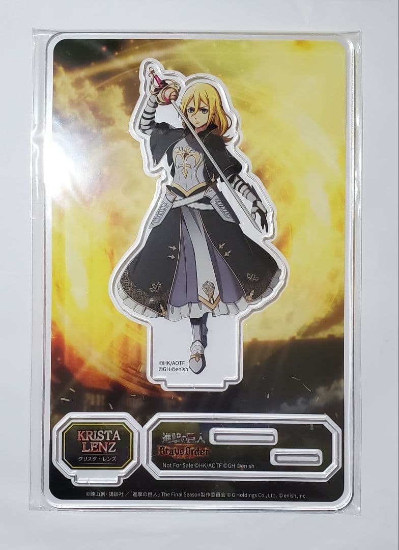 進撃の巨人Braveorder　ブレオダ　クリスタ　アクリルスタンド