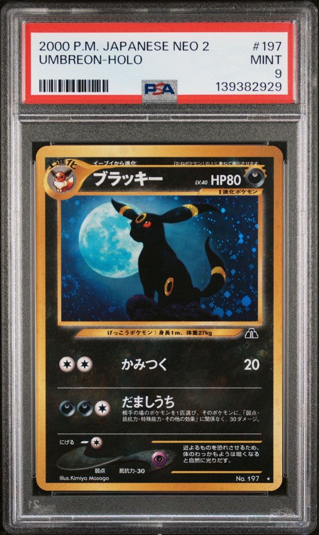 旧裏　ブラッキー　PSA9 遺跡をこえて
