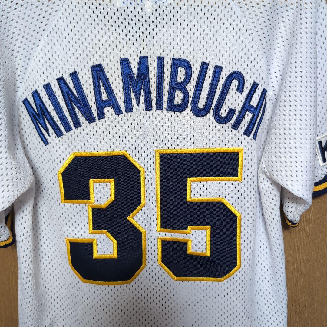 オリックスブルーウェーブ ユニフォーム 南淵時高 #35 シャープ産業 メッシュ