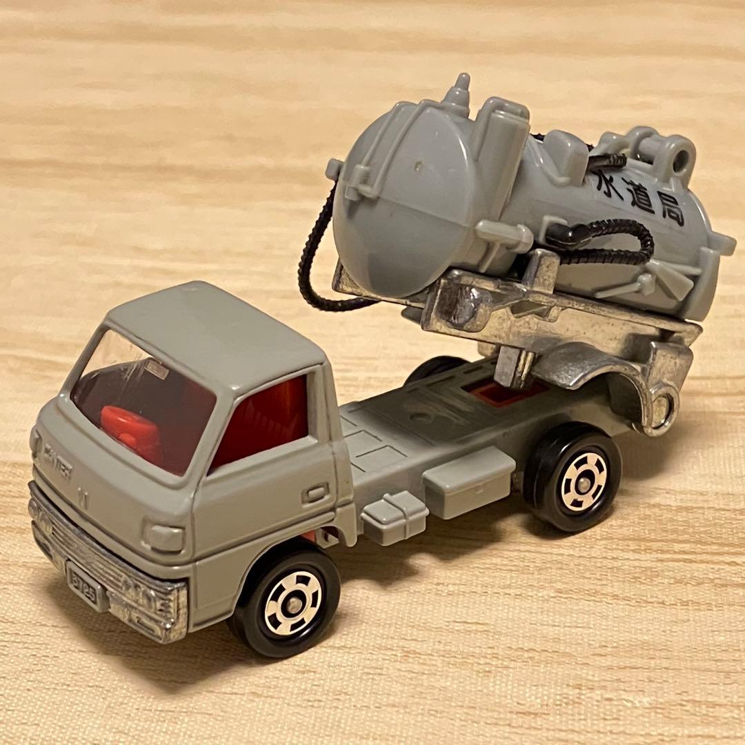 トミカ 三菱 キャンター グリットスイーパー 水道局 No.10 1/72