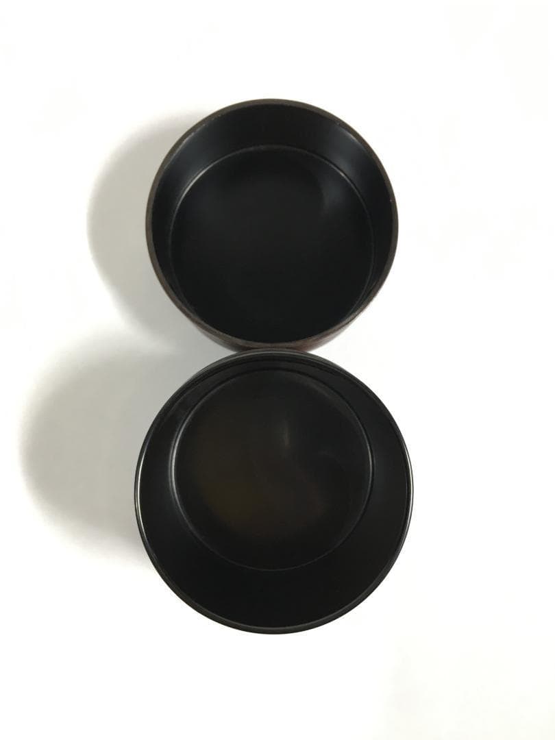 極美品！ 四代 大下香仙 鱗鶴蒔絵 筋中次 棗 内蒔絵 茶道具 共箱/共布