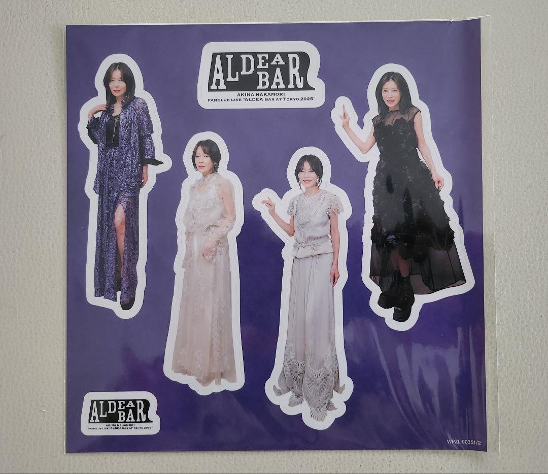 中森明菜ALDEAR Bar atTokyo2025アクスタ２体とステッカーB