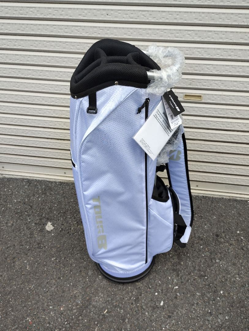 終値【新品】完売、TOUR-B 白、超軽量キャディバッグ