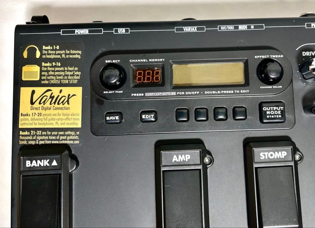 LINE6 マルチエフェクター POD XT LIVE