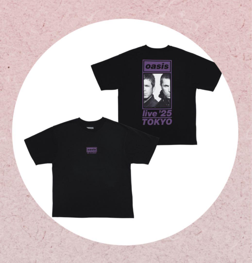 oasis ライブTシャツ 黒 Mサイズ10月26日付