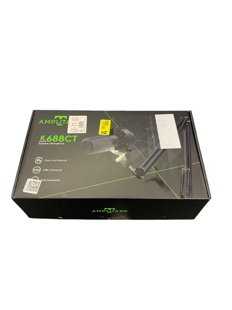 【開封済・未使用】FIFINE K688CT ダイナミックマイク 単一指向性