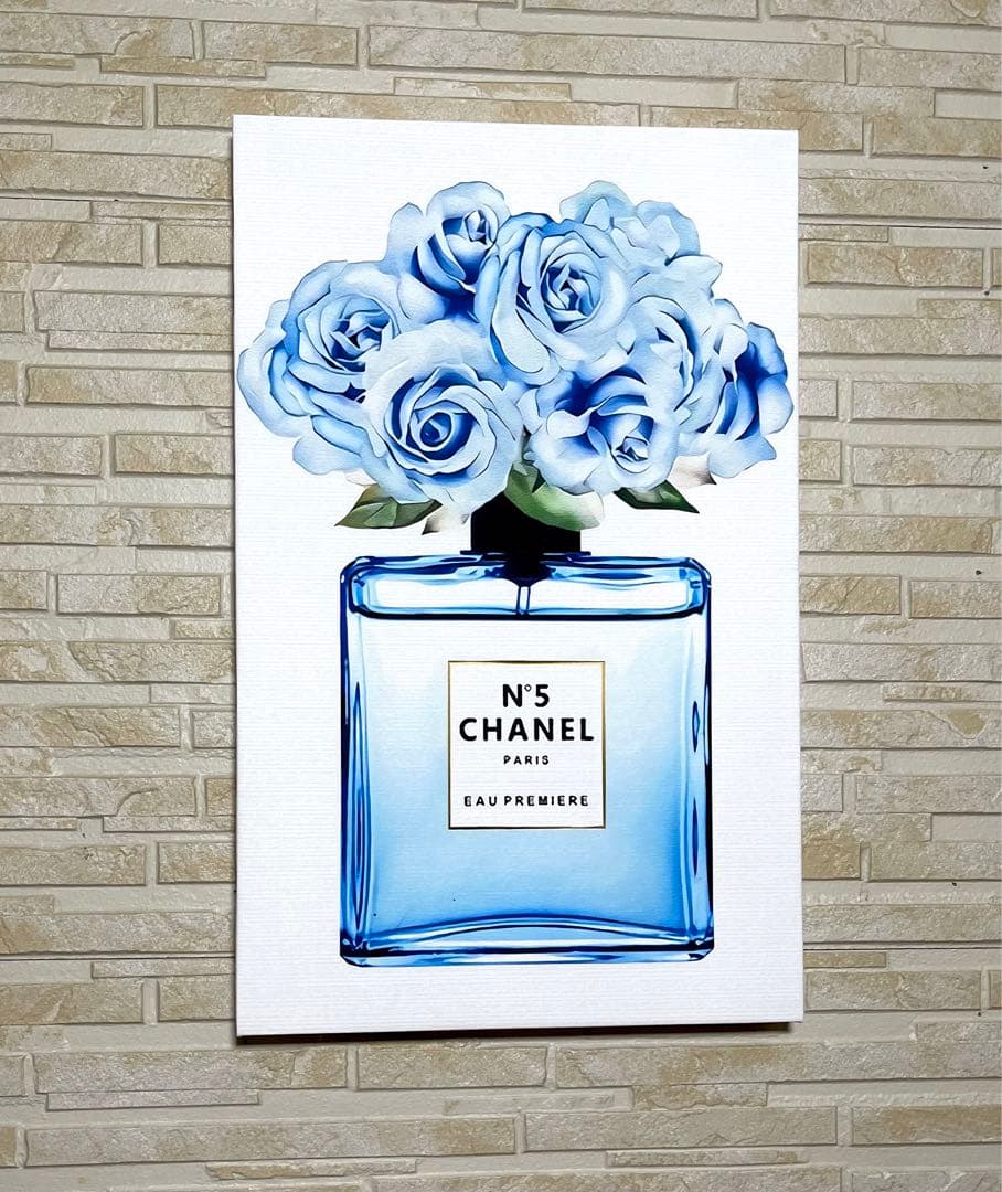 No.93木枠付きキャンバスアート　ブランドアートポスター　香水　chance