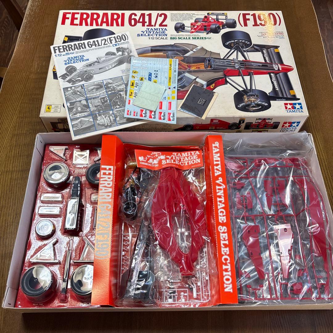 タミヤ　プラモデル　1/12 フェラーリ　641/2 （F190）　未組立
