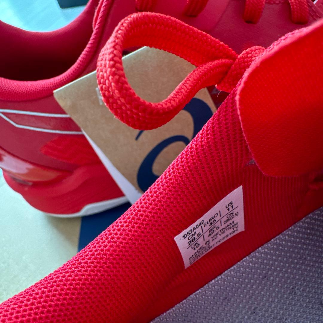 asics アシックス　バレーボールシューズ 赤/白