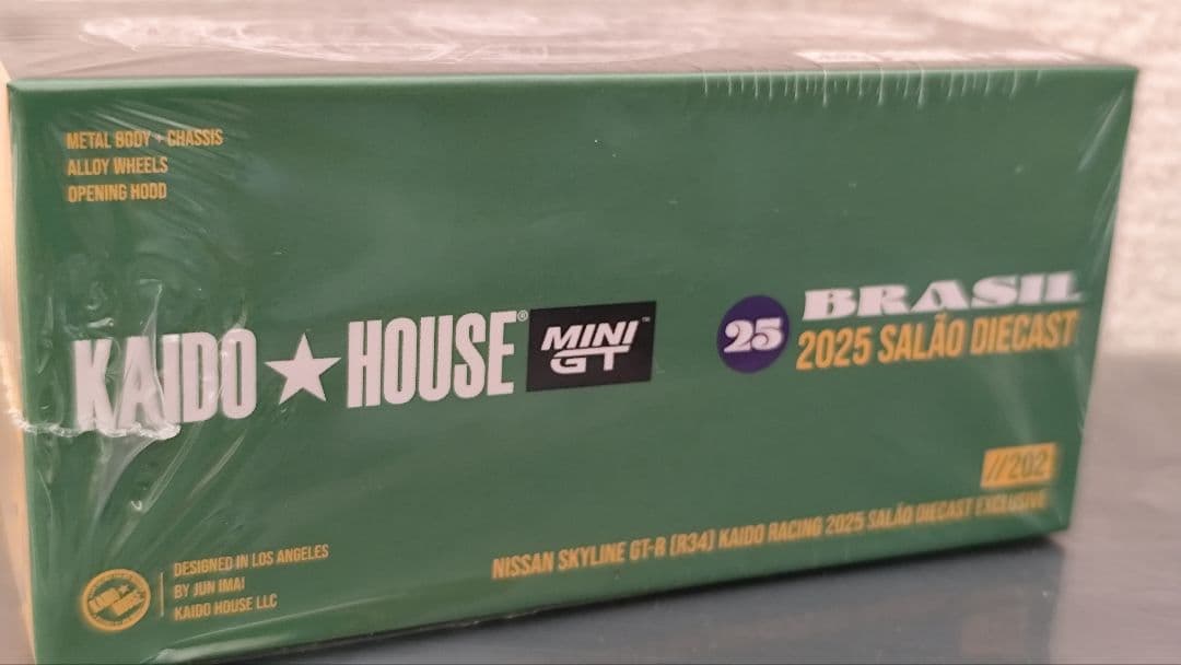 ミニカー MINIGT KAIDO HOUSE GT-R R34 Brazil