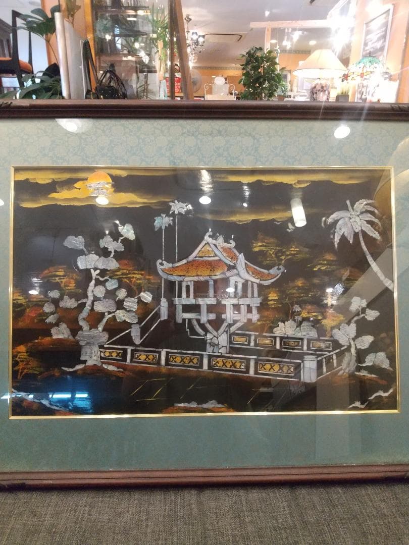■螺鈿細工■額　工芸品　伝統工芸品