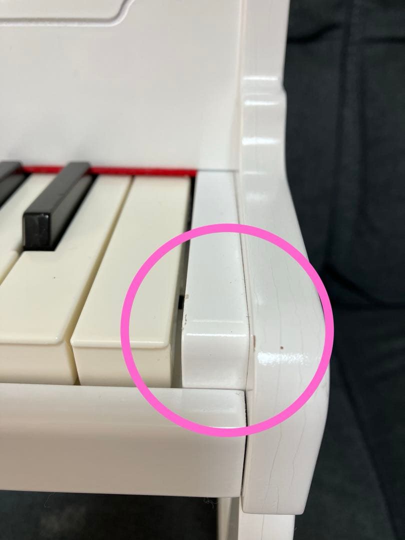 KAWAI アップライトピアノ ホワイト　32鍵盤　美品　箱あり トイピアノ