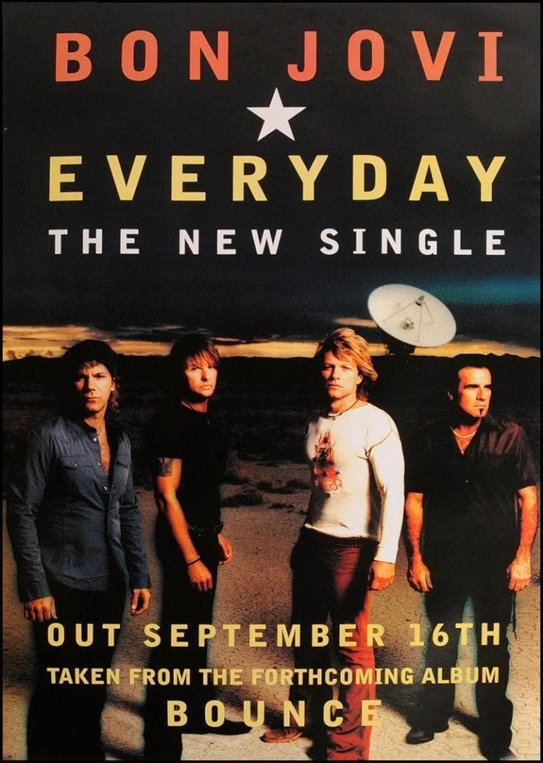 【非売品】BON JOVI EVERYDAY Tシャツ 2枚セット 新品