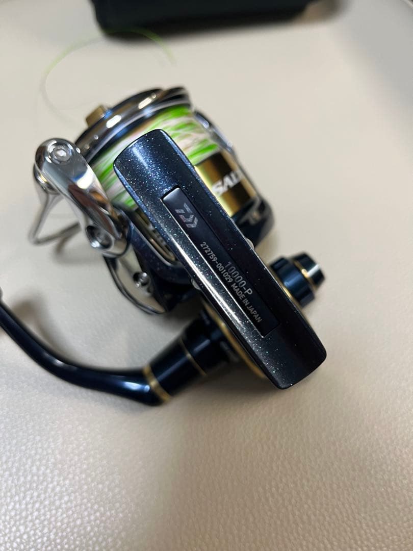 20ソルティガ10000p slp14000スプールに交換