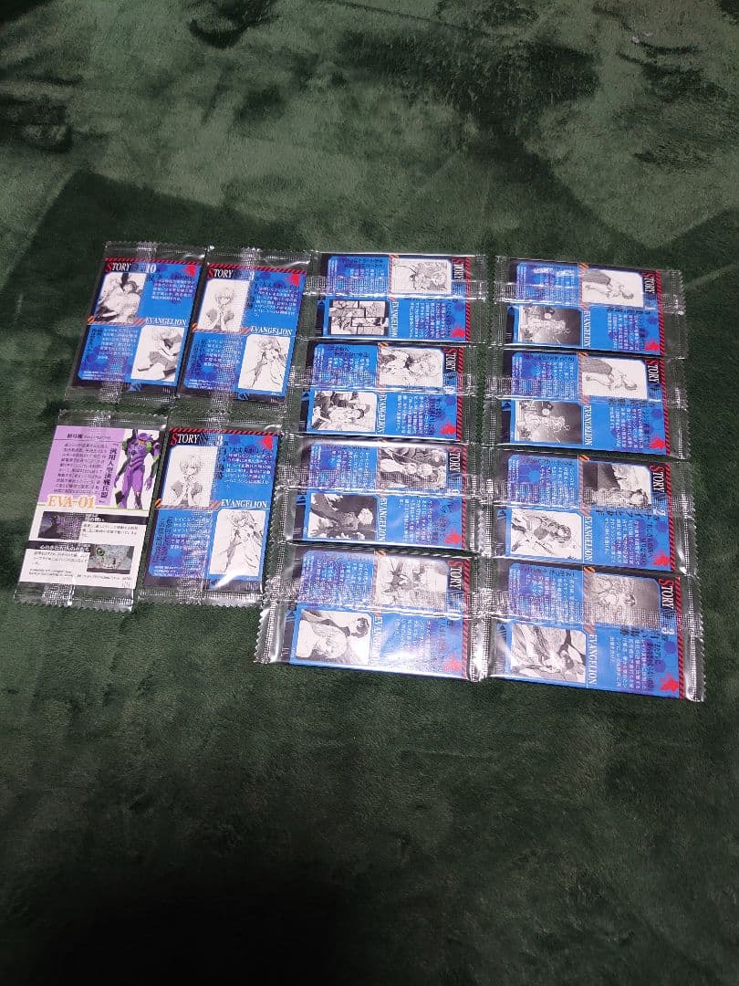 希少品 chap.1&2&3のみ 内袋未開封 エヴァンゲリオンウェハースカード