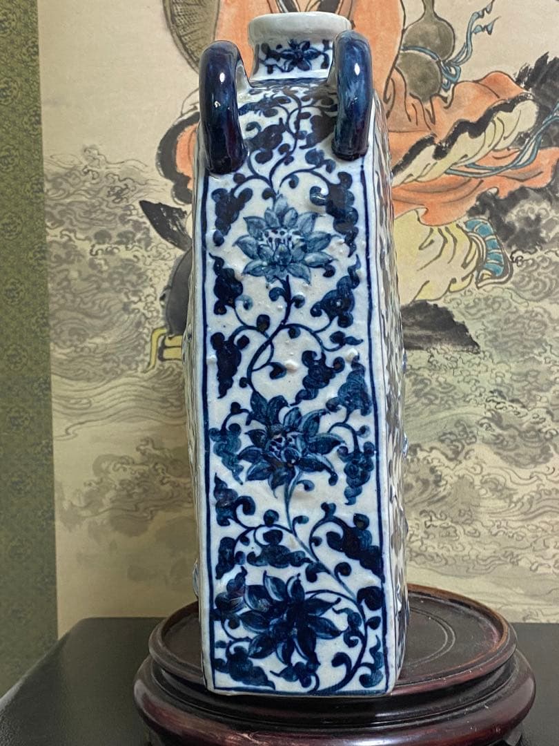 元時代　中国古美術　花瓶　骨董品