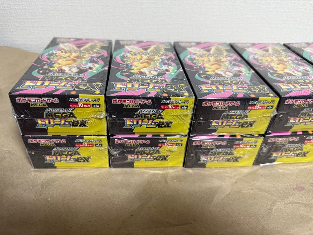 ポケモンカードゲーム MEGAドリームex 10BOX 新品未開封シュリンク付き