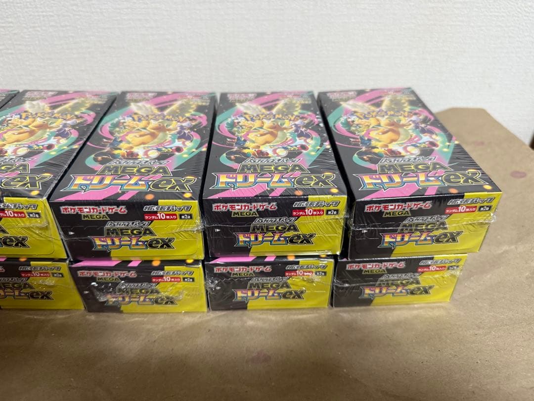ポケモンカードゲーム MEGAドリームex 10BOX 新品未開封シュリンク付き