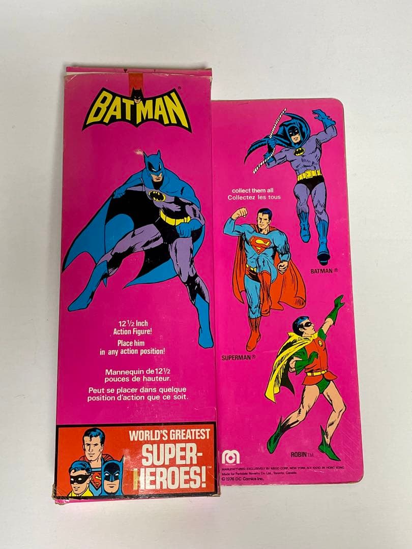 バットマン　メゴ社　12インチ　8インチ4体おまけ付き　ビンテージ　レア　レトロ