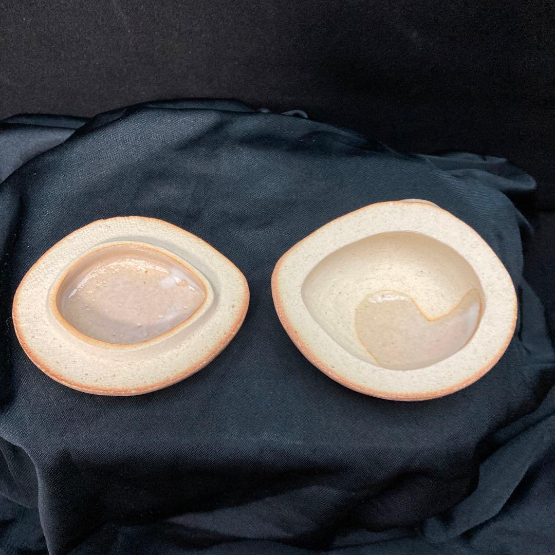 茶道具　萩蛤香合　新品未使用　15代坂倉新兵衛