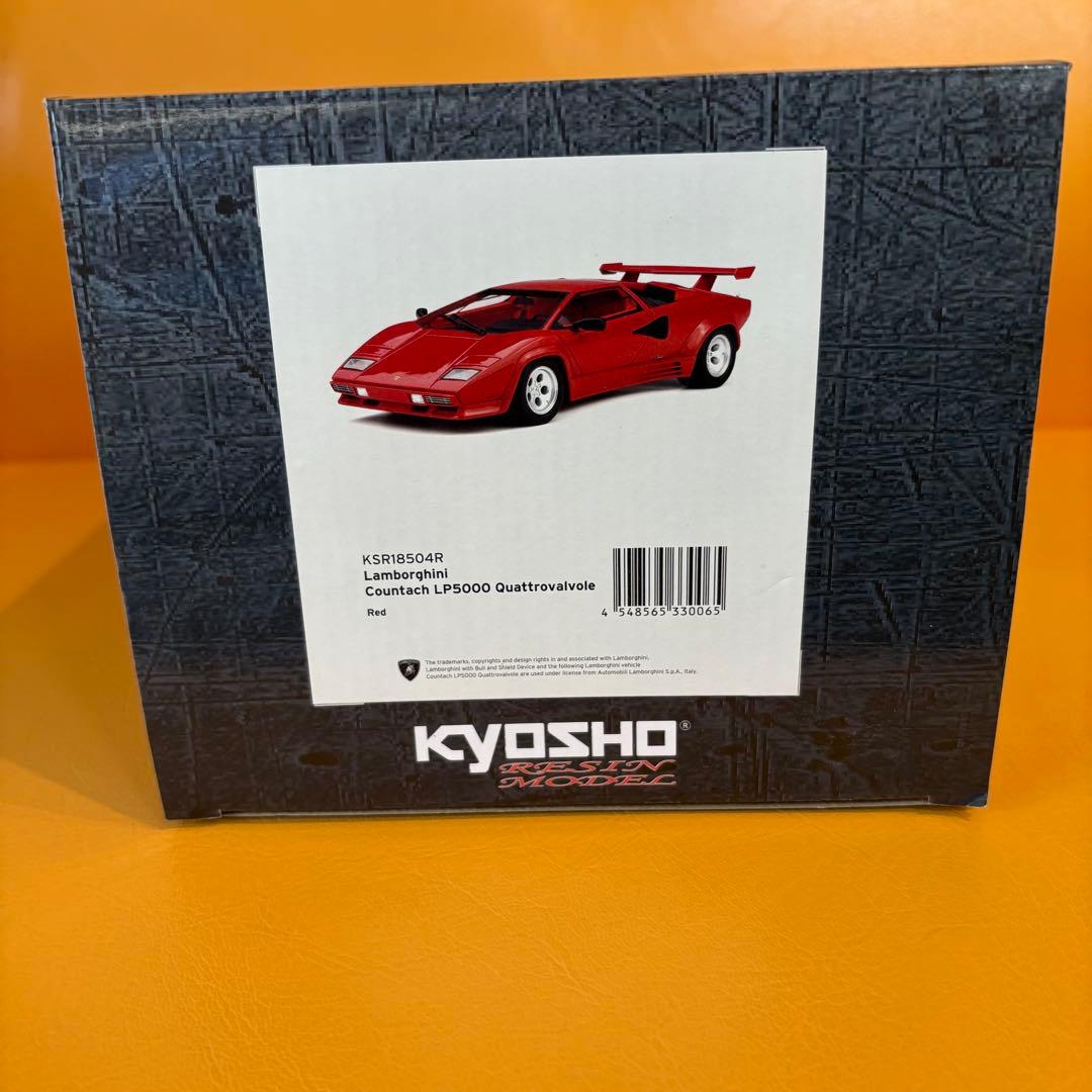 レア！京商 1/18 ランボ カウンタックLP5000QV 赤