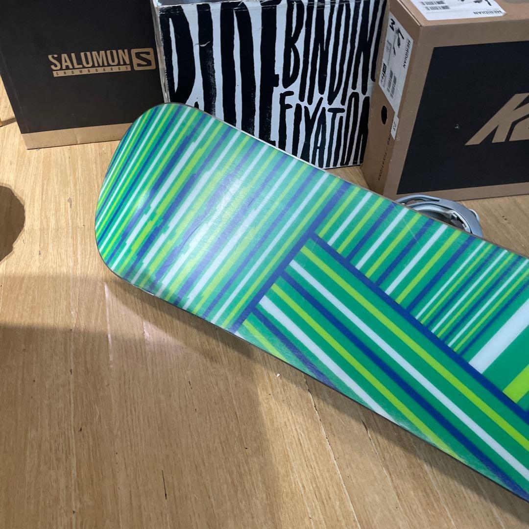 BURTON　バートン　バインディング付　スノーボードセット　FETHER
