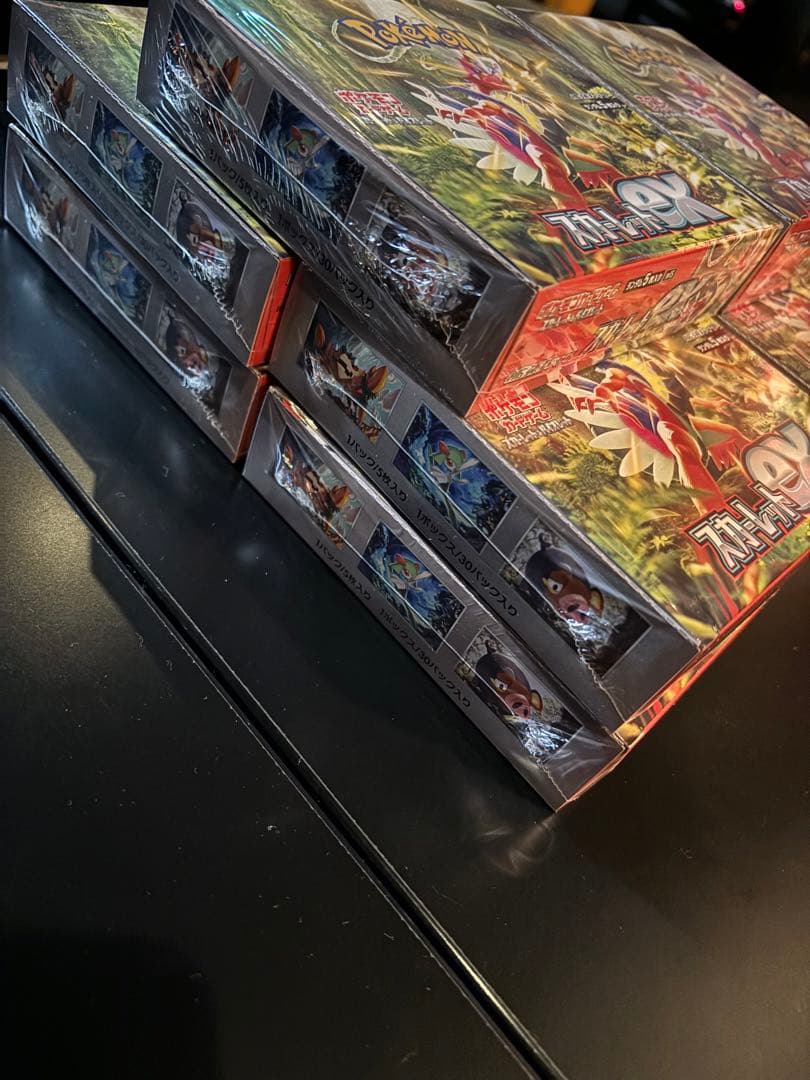 ポケカ　スカーレットex シュリンク付き未開封　10BOX