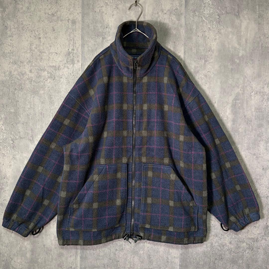 希少 FABLICE 大きめレトロ スキーウェア 上下3点セット 青