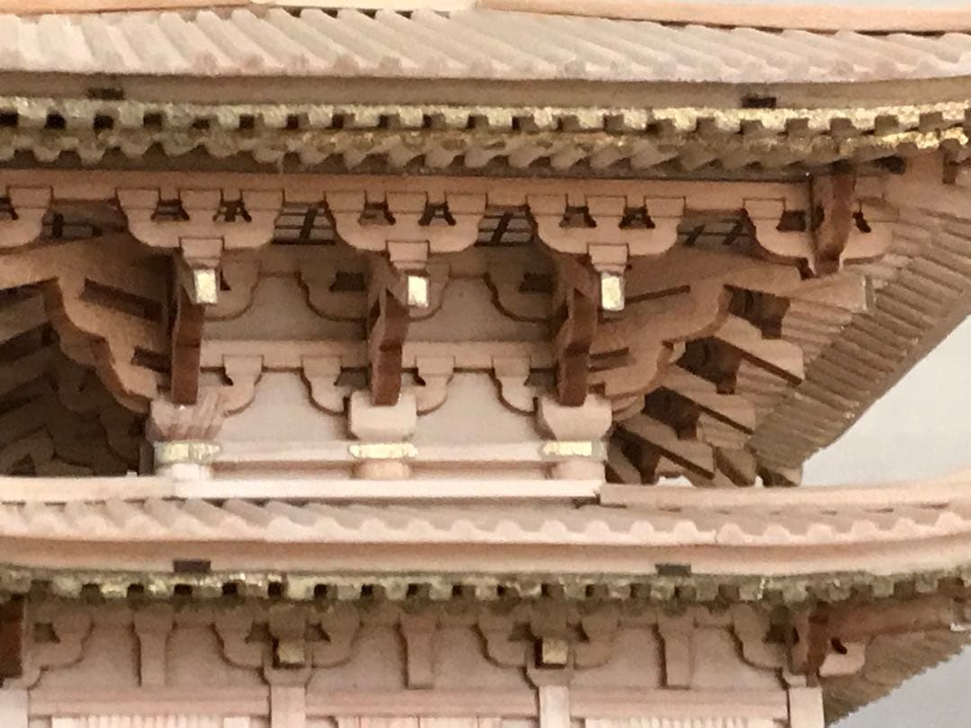 薬師寺西塔 1/75スケール模型