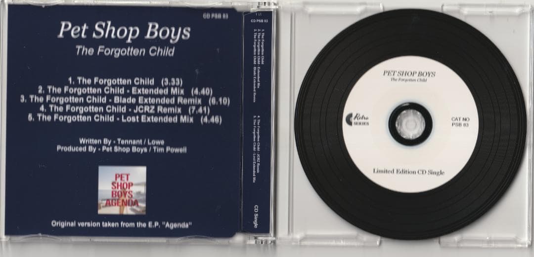 PET SHOP BOYS　The Forgotten Child　リミックス集