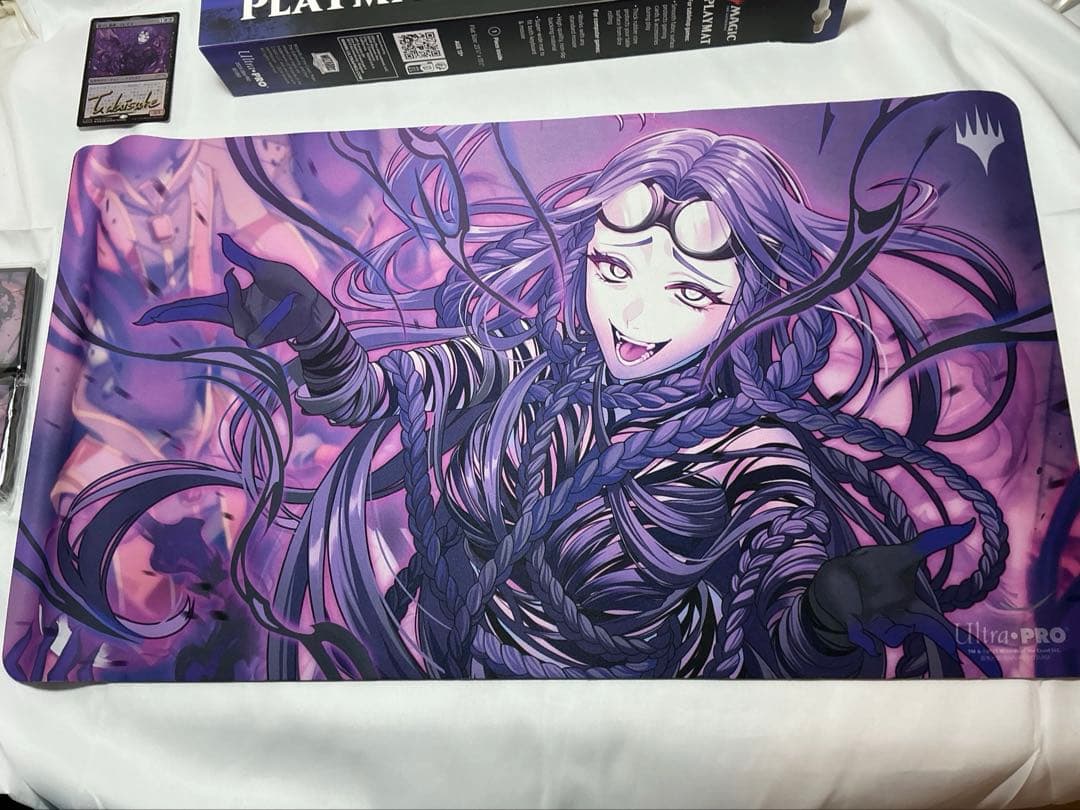 mtg 甦りし悪夢ブレイズ プロモ 辰馬先生サインド　プレマ　スリーブ3点セット