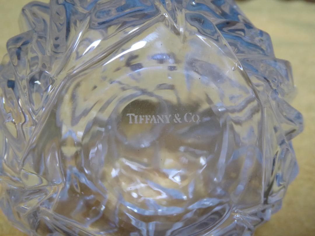 TIFFANY/ティファニー　クリスタル　香水グラス？デキャンタ？　72A